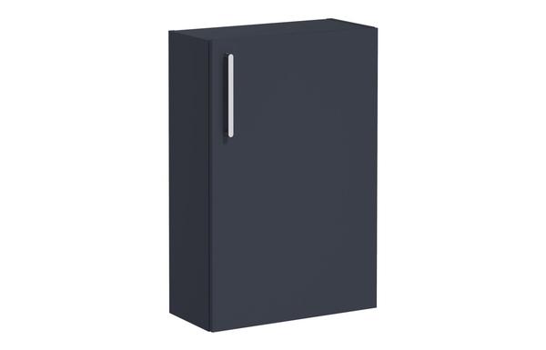 VitrA Root Flat 55cm 1 Door Slim Lower/Base Unit (RH Hinge) - Matt Dark Blue